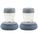 Escova de Limpeza com Dispenser de Detergente - Kit com 2 Unidades