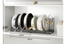 Organizador Versátil de Panelas e Tampas Ajustável Suporte Extensível para Utensílios de Cozinha